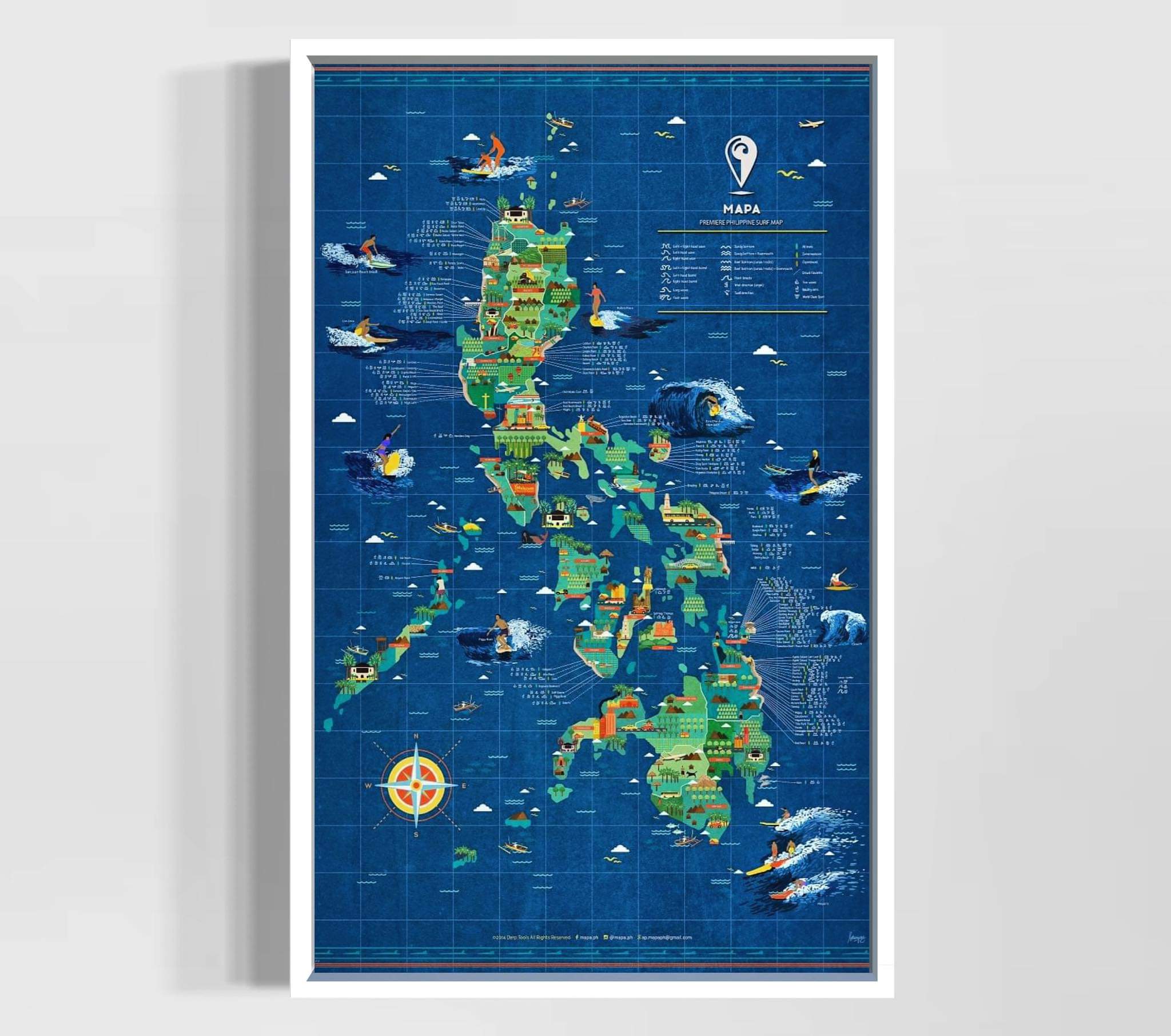 MAPA Philippines Surf Map